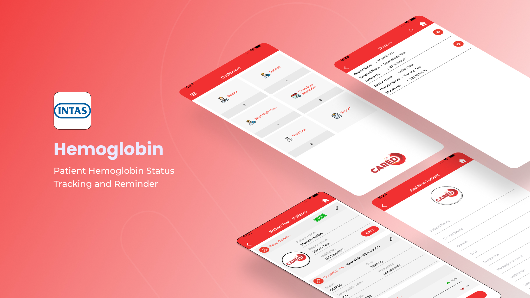 Hemoglobin Tracker - UI/UX Design
