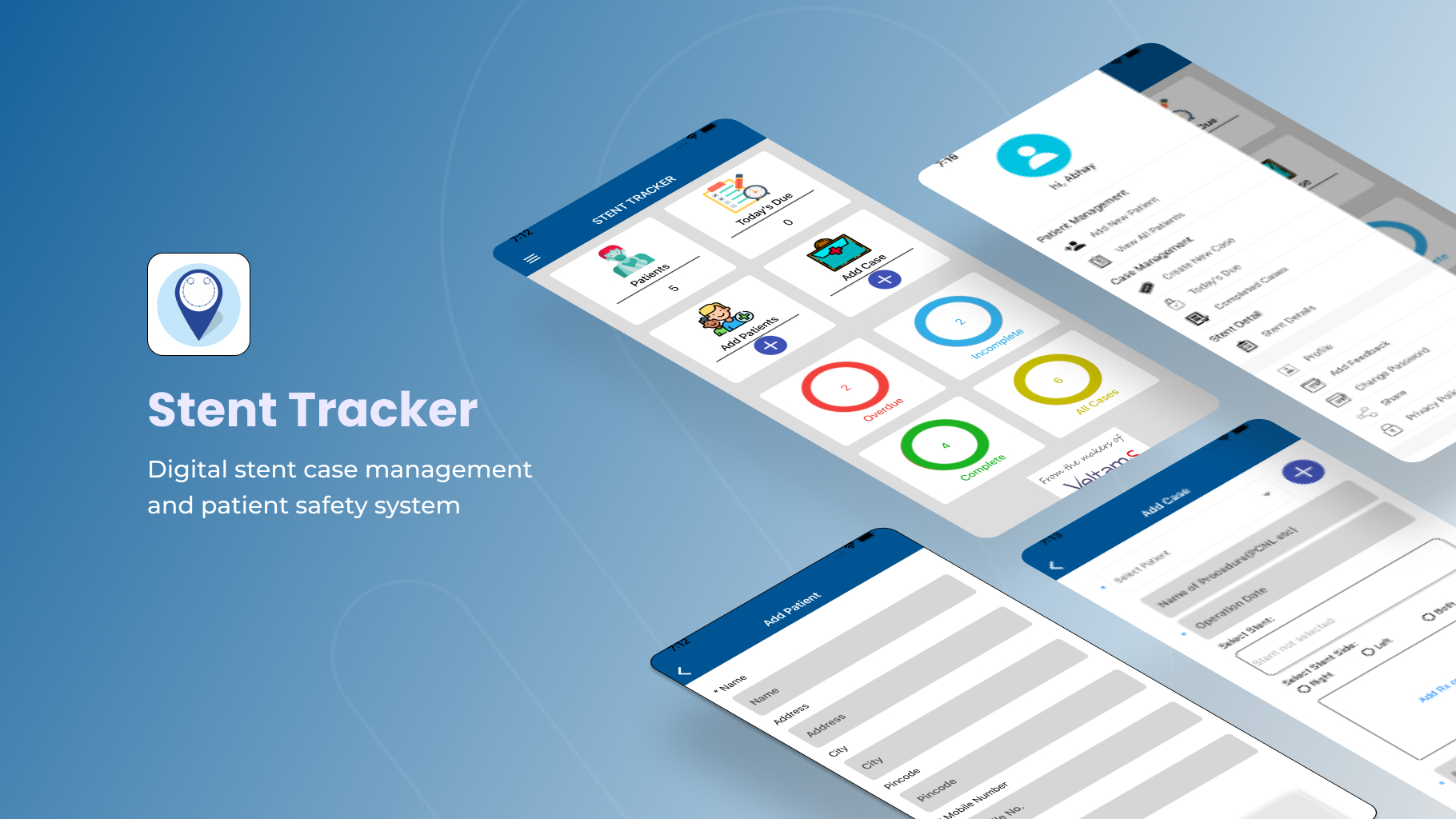 Stent Tracker - Medical UI/UX