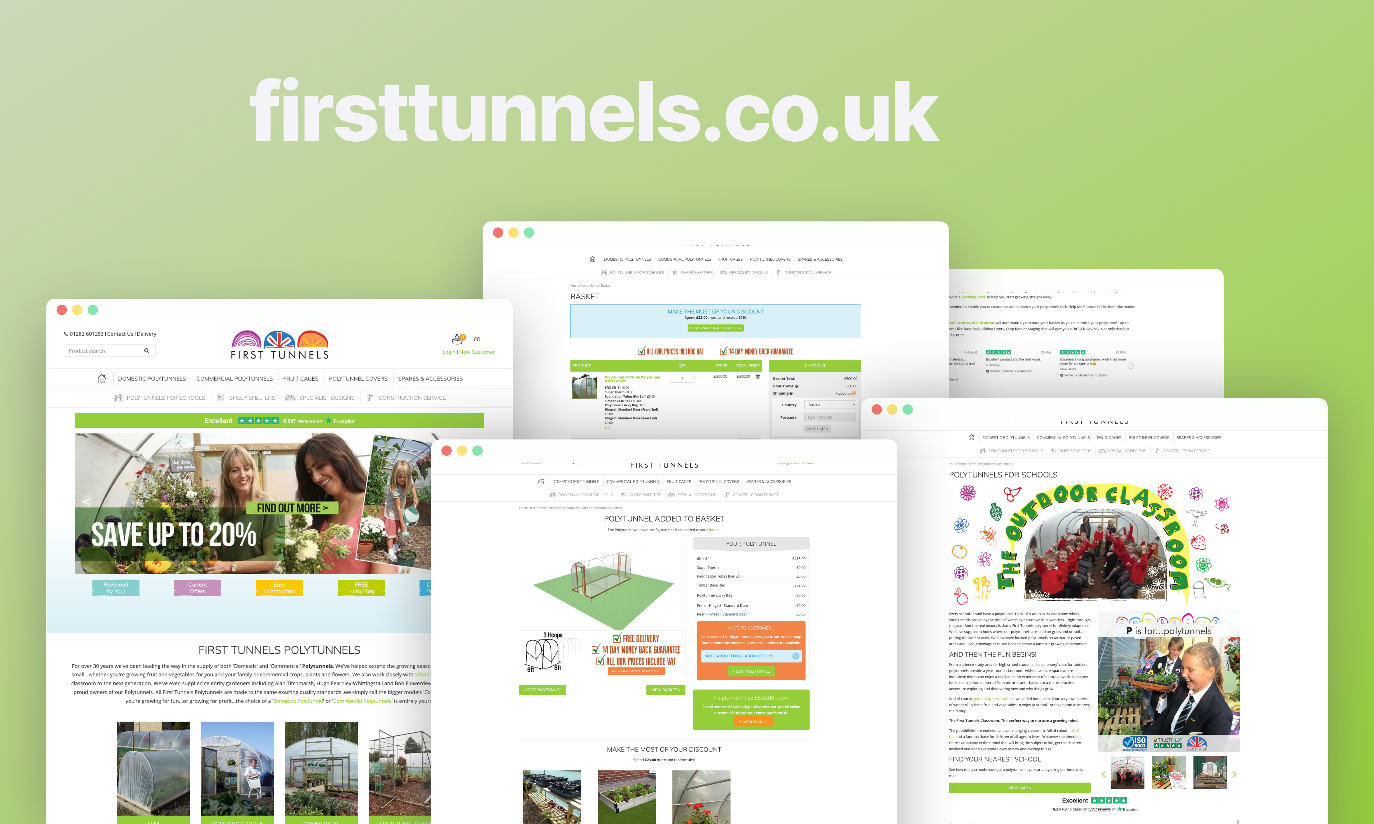 First Tunnels - Horticultural Website