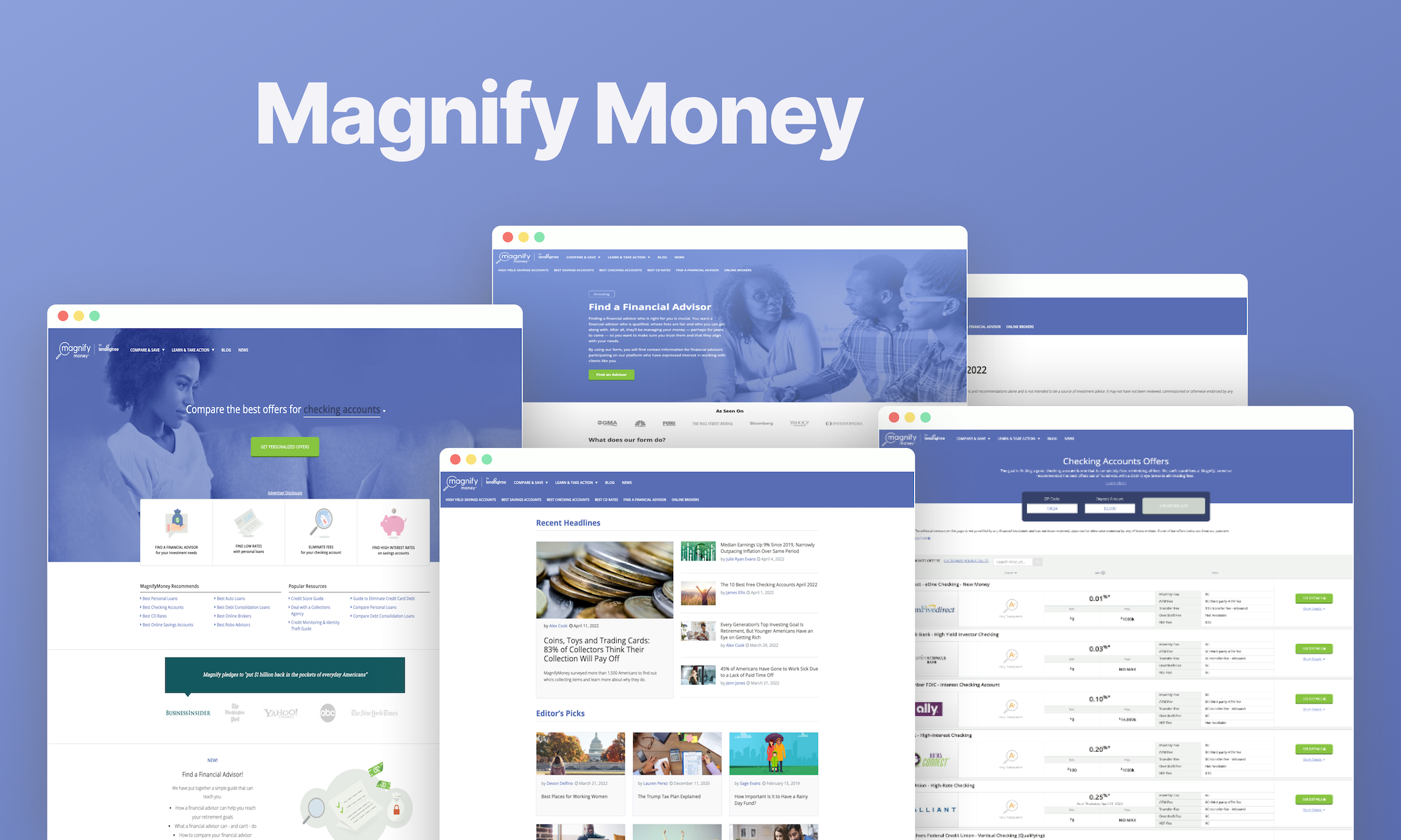 Magnify Money - Financial Platform